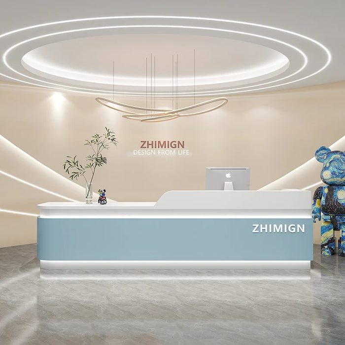 Office Front Reception Desks Cashier Shop Checkout Service Reception Desks Commercial Bancone Reception Minimalist Furniture