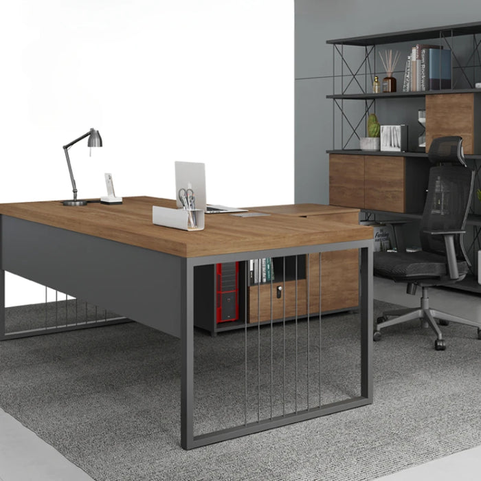 Simplicity Combination Office Desks Boss Modern Charge Computer Office Desks Single Mesa Escritorio Working Equipment QF50OD