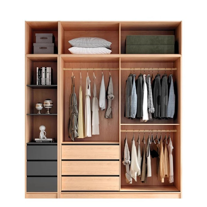 Modular Wardrobes Mobile Organizer Cabinets Display Cupboard Clothing Rack Wardrobes Drawers Guarda Roupa Space Saving Furniture