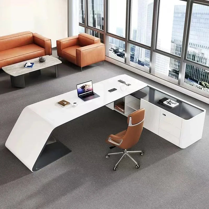 Workbench Drawers Office Desk Bedroom Storage Desktop Writing Office Desk Standing Scrivanie Per Ufficio Luxury Furniture