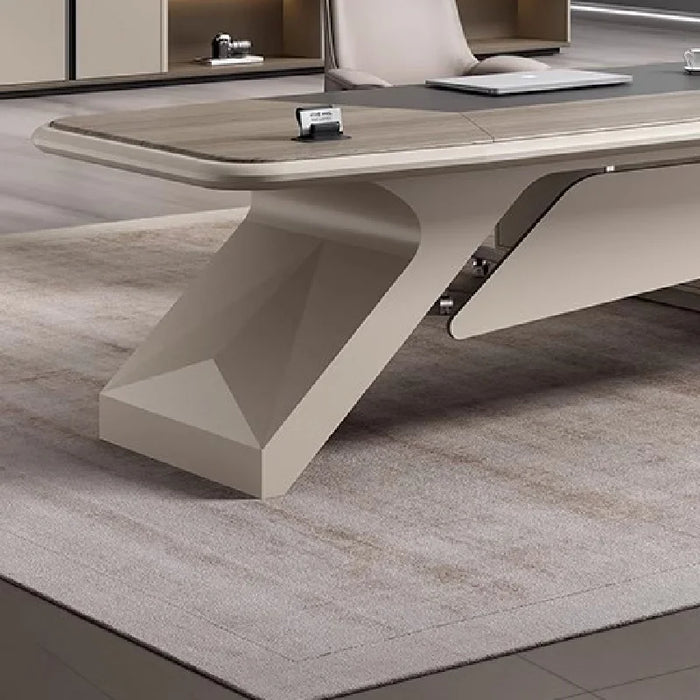 Accessories Executive Office Desk Computer Conference Wood Luxury Corner Reception Mesas De Computador Offices Furnitures