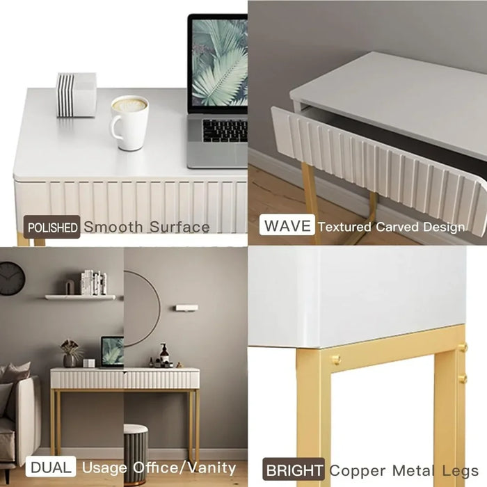 Dresser, Makeup Belt, 2 Drawers, Bedroom Furniture, Home Free Shipping