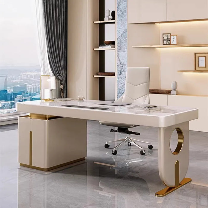 Luxury Studio Office Desk Executive Study Computer Art Writing Monitor Office Desk Work Mesa Escritorio Italian Furniture