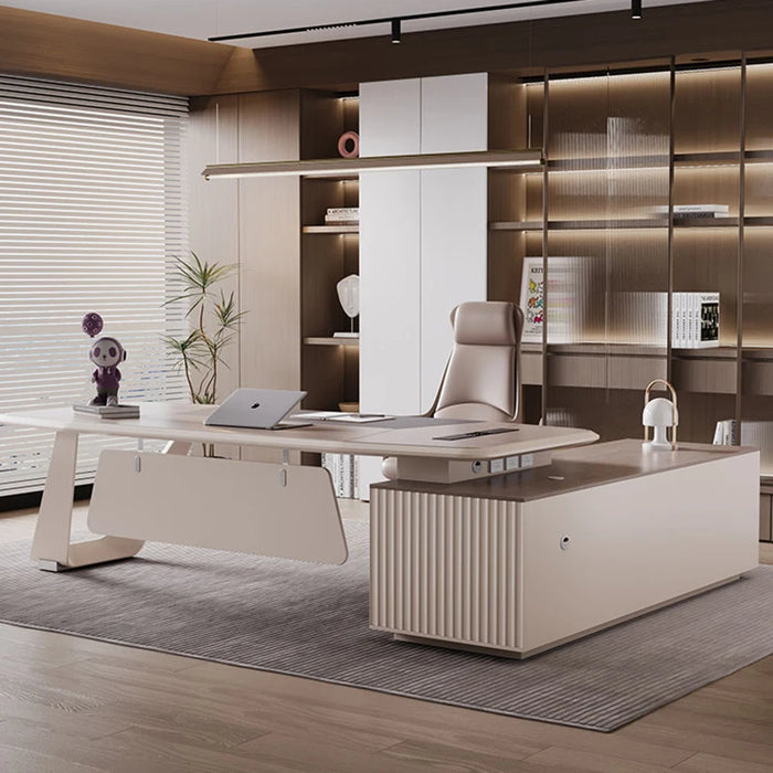 Female Boss Business Office Desk Simple Modern Light Luxury Furniture High-end Boss Desk Simple Manager Office Desk Simple