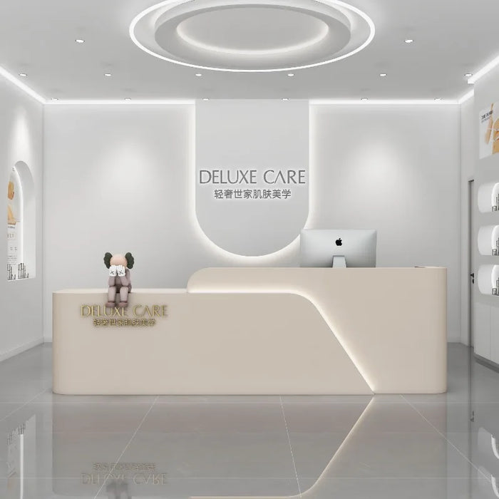 Barbershop Standing Register Reception Desk Accessories Conference Luxury Simple Reception Desk Modern Mostrador Store Furniture