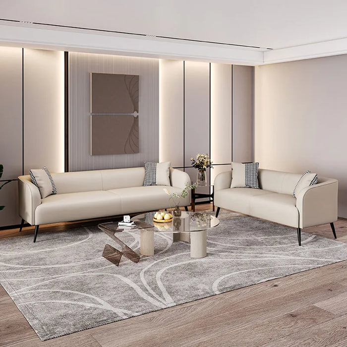 Living Room Leather Sofa Recliner Minimalist Luxury Loveseat Sofa Adults Unusual Reading Unique Canape Salon Bedroom Furniture