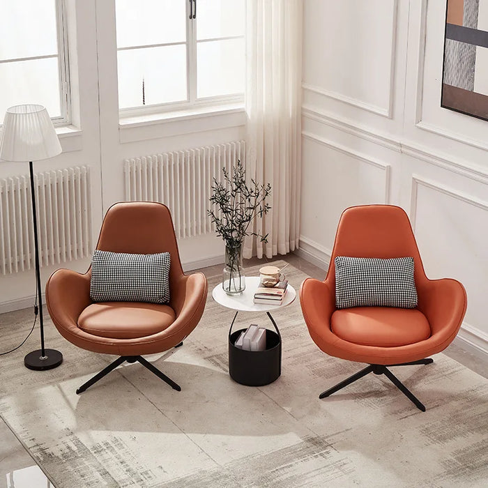 Snail Swivel Chair High-grade Leisure Chair Living Room Single Lazy Leisure Sofa Creative Light Luxury Furniture Floor Seats