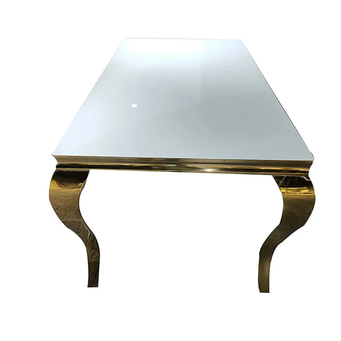 Luxury Hotel Most Popular Stainless Steel Wedding Dining Party Table For 10 Seater