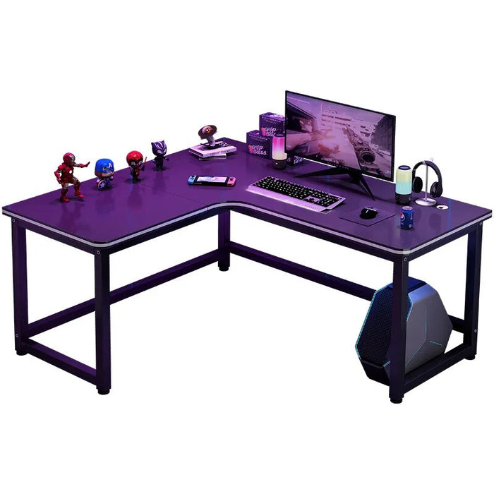 L-Shaped Gaming Computer Desk 47"/55"' Corner Desk with Storage Large Monitor Riser and PC Stand Office Work Desk Gaming Desk