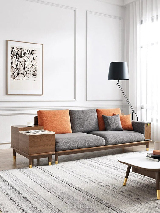 Home Couch Sofa Set Furniture Super Loading Ability Dark Grey L-shape Chaise Modern Living Room Sofas