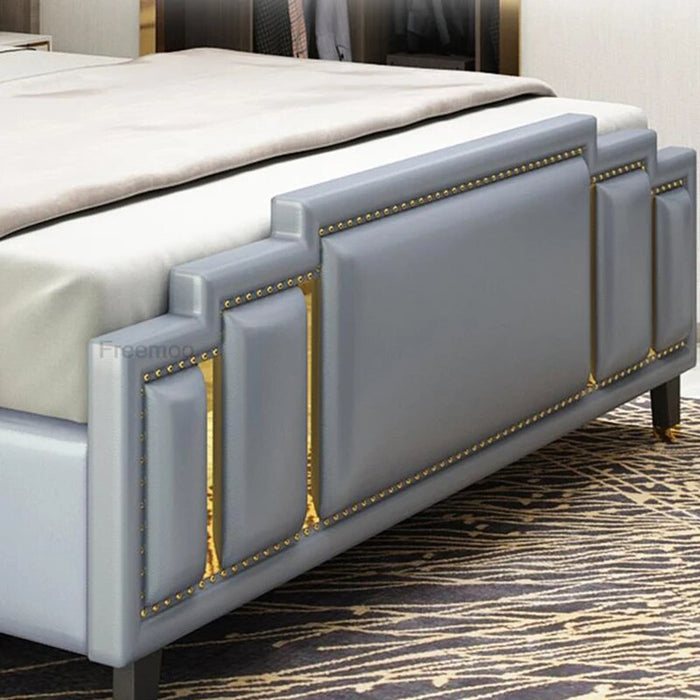 Luxury Bedroom Bed Luxury Fashionable King/ Queen Size Marriage Bed Elastic Household Square Princess Camas Y Muebles Furniture