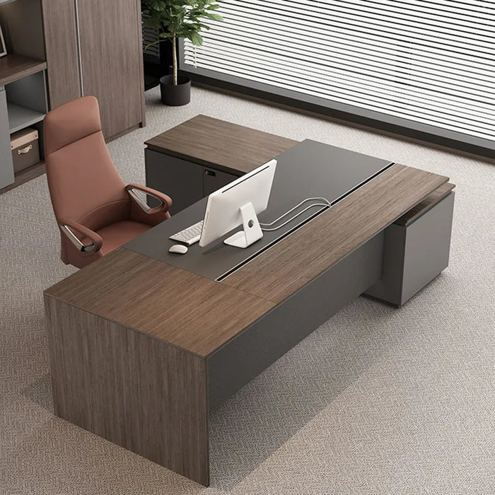 Modern Study Office Desks Desktops Executive Computer L Shaped Corner Reception Monitor Table Scrivania Gaming Desk Supplies