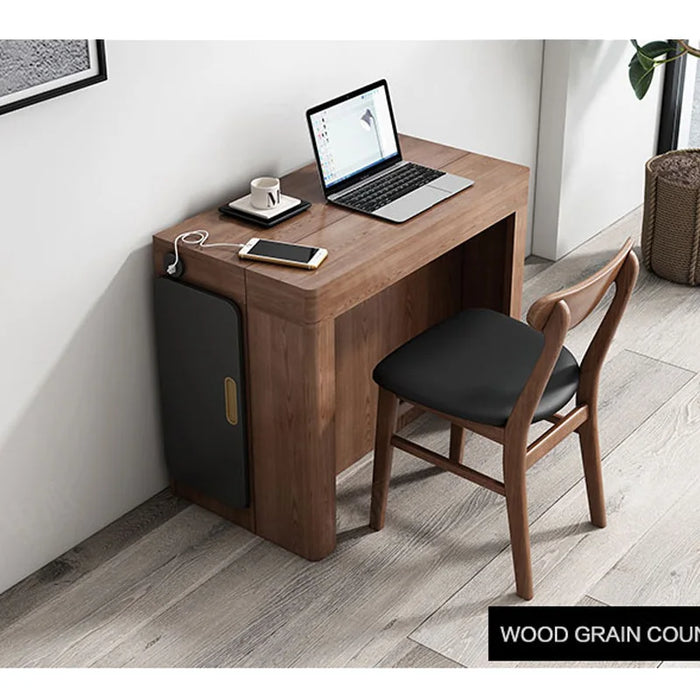Nordic Slate Folding Small Dining Table Dining Chair Small Apartment Retractable Slate Dining Table Home