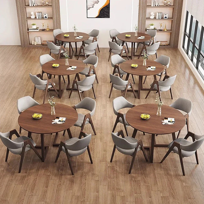 Small Modern Dining Table Space Saving Round Set 4 Chairs Dining Table Center Restaurant Muebles De Cocina Kitchen Furniture