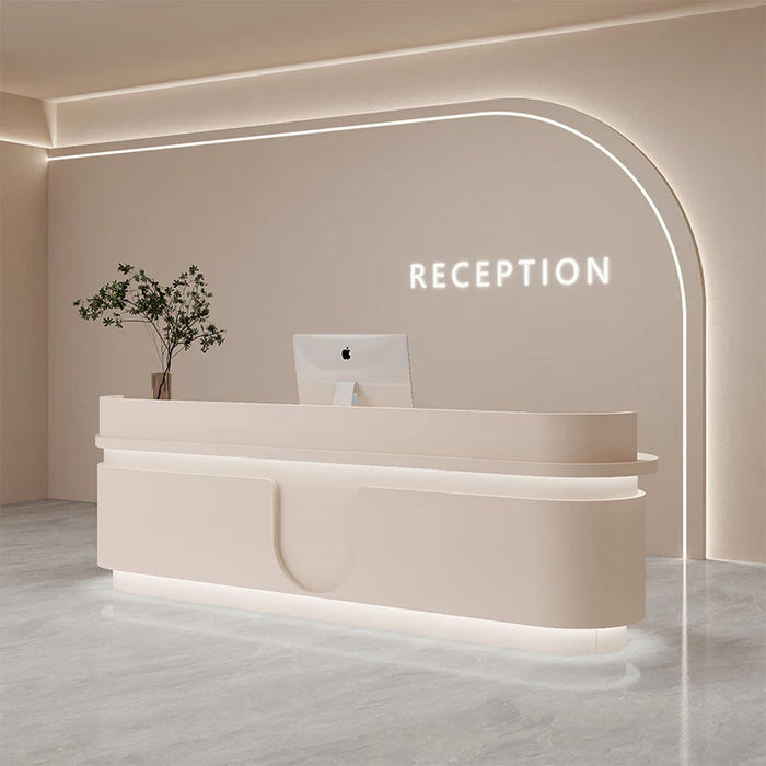 Study Reception Desk Wooden Front Table Cash Register Service Desk Gaming Church Tocador Mueble Maquillaje Office Furniture