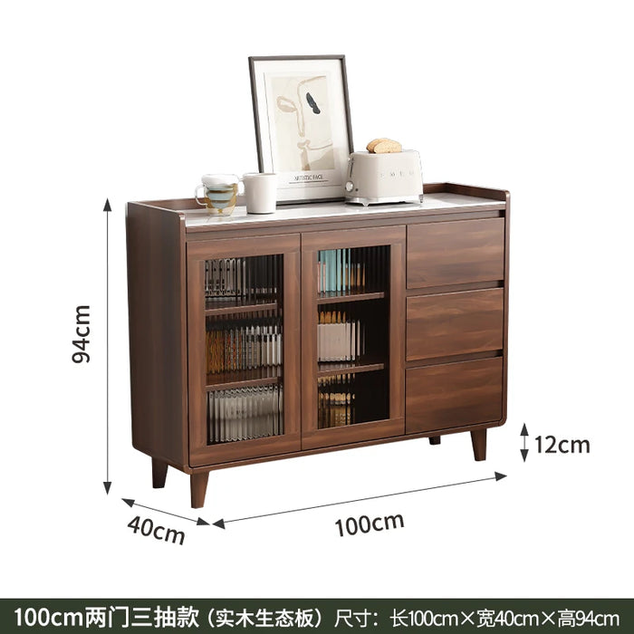 Nordic Glass Sideboards Living Room Modern Space Saving Storage Sideboards Cabinets Muebles De Cocina Home Furniture MR50CJ