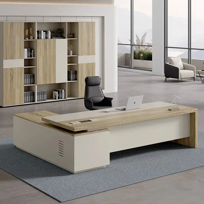 Supplies Organizers Office Desk Standing Black L Shaped Drawers Computer Desks Living Room Executive Mesa Escritorio Furniture