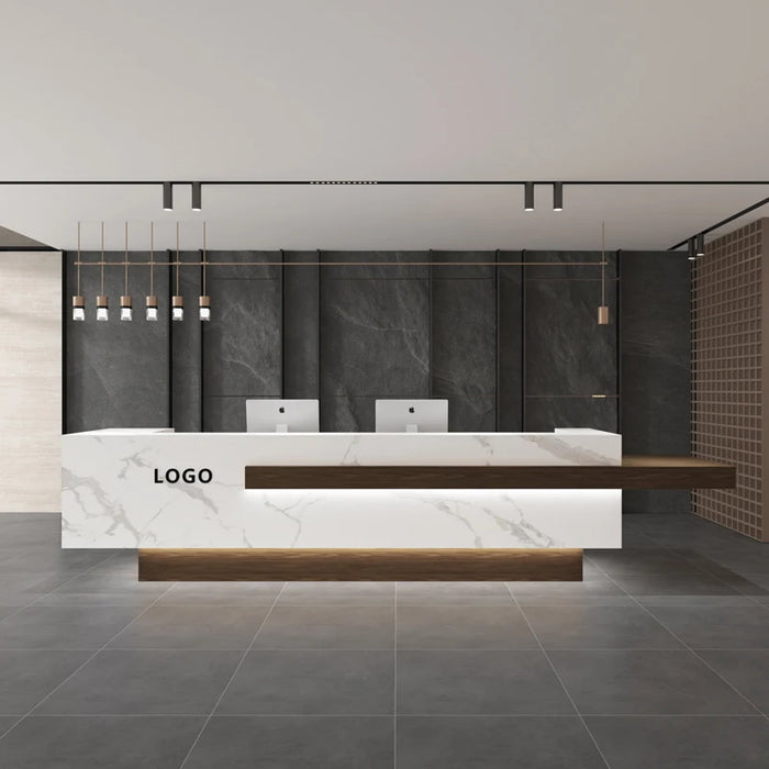 Vanity Reception Desks Study Register Office Small Counter Long Salon Reception Desks Wood Mesa De Escritorio Luxury Furniture