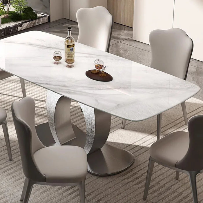Marble Kitchen Dining Tables Conference Balcony Office Luxury Dining Tables Center Articulos Para El Hogar Nordic Furniture