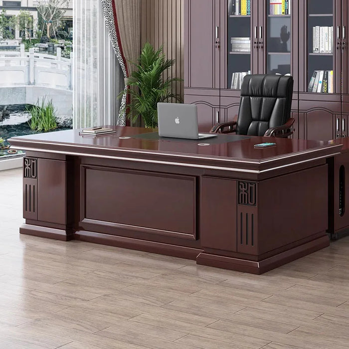 Storage Office Desk Executive Conference Corner Work Table Gaming Vanity Standing Reception Scrivania Con Cassetti Furniture