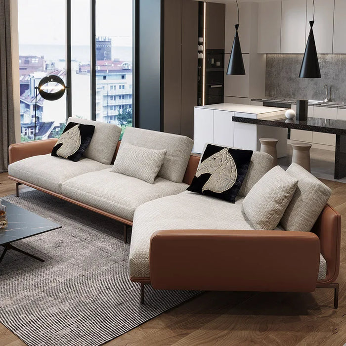 ULT-TY2578 Modern sectional couch live room couchs luxury genuine leather sofa set furniture leather couch live room sofas