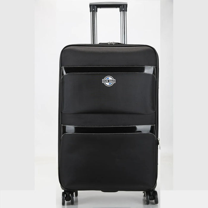20"22"24"26" Travel Carry-on Soft Wheeled Fabric Suitcase Oxford Cloth Trolley Rolling Luggage Bag Boarding Case Free Shipping