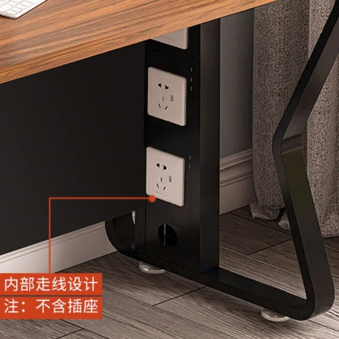 Boss Workbench Office Desks Simplicity Computer Modern Executive Office Desks Drawers Table Bilgisayar Masası Furniture QF50OD