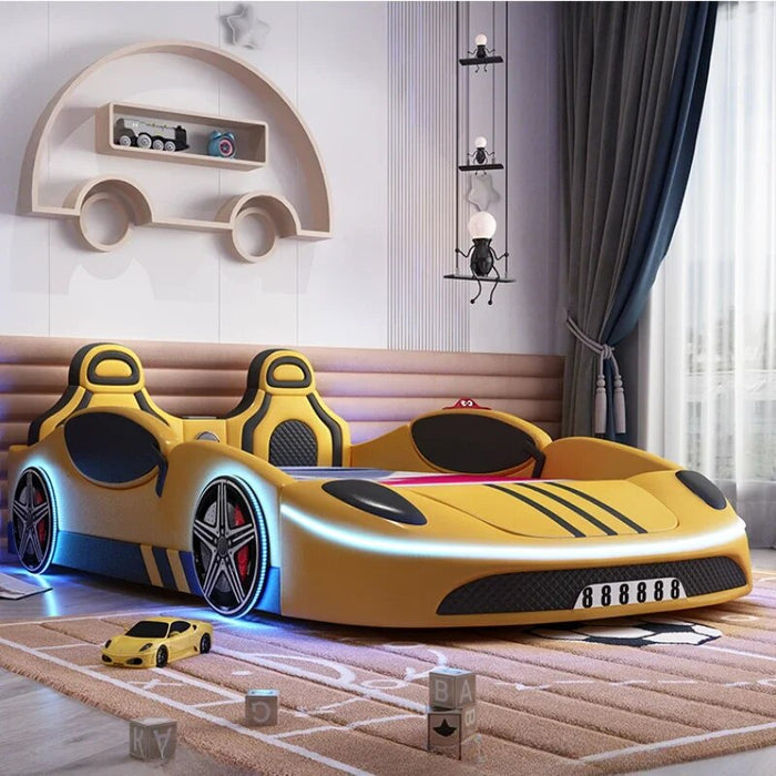 Design House Luxury Children Beds Modern Storage Space Car Children Beds Multifuncional Kinder Bett Bedroom Furniture YQ50CB