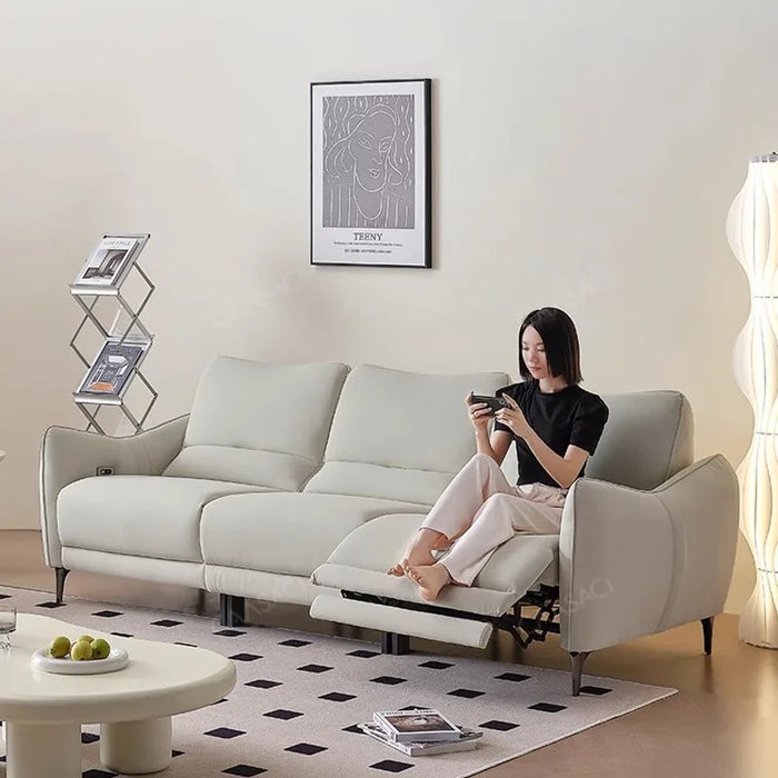 Leather Recliner Reclining Sofas Electric Armchair Reclining Sofas Movie Theater Seats Electric Divano Living Room Furniture