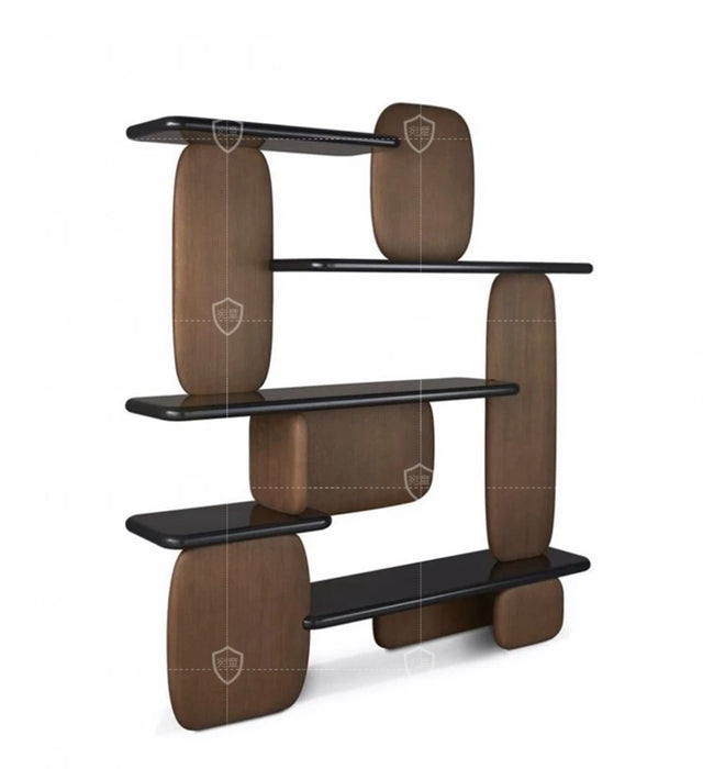 Bookcase Simple Modern Retro Italian Style Minimalist Bookshelf Display Stand