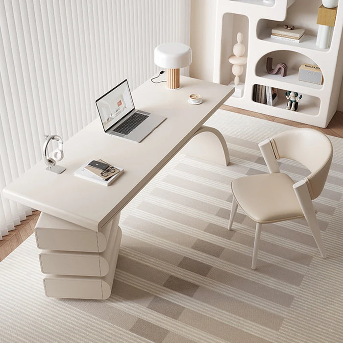 Executive White Writing Desk Table Computer Gaming Standing Desk Study Organizer Pc Escritorios De Oficina Home Office Furniture