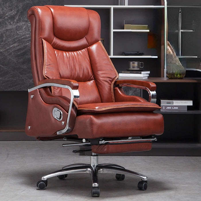 Swivel Office Individual Armchair Ergonomic Leather Luxury Design Reclining Office Chair Lounge Sillas Gamer Furniture MQ50BG