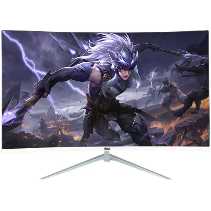 AOCSXM 1K 24" Curved Monitor VA 144Hz/165Hz, 1920x1080, DP/HDMI, For Desktop And Gamers, HD, PC,