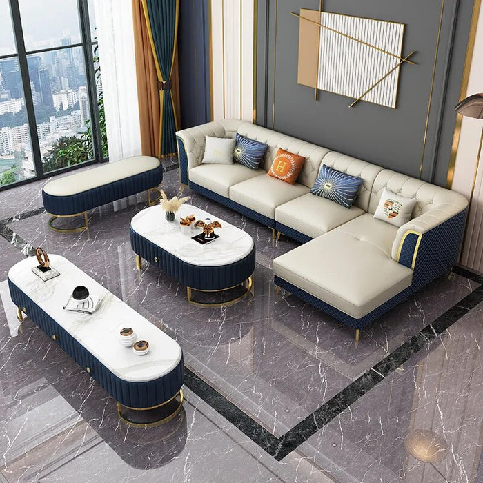 Latest Design Sofa Custom Large Size U-shaped Sofa Sets Living Room Furniture Modern American Style Sofa