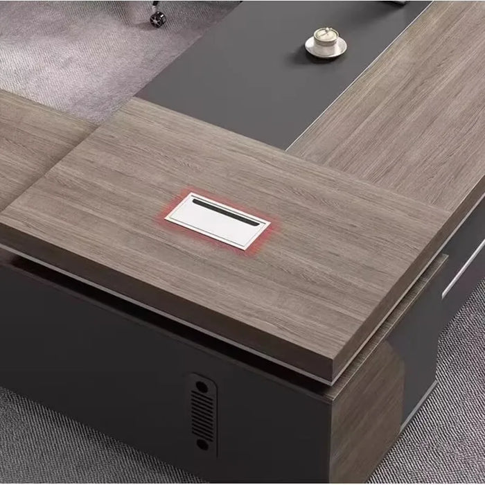 Executive Tables Office Desk Meeting Standing Work Conference Mainstays Wooden Office Desk Storage Meuble Bureau Accessories