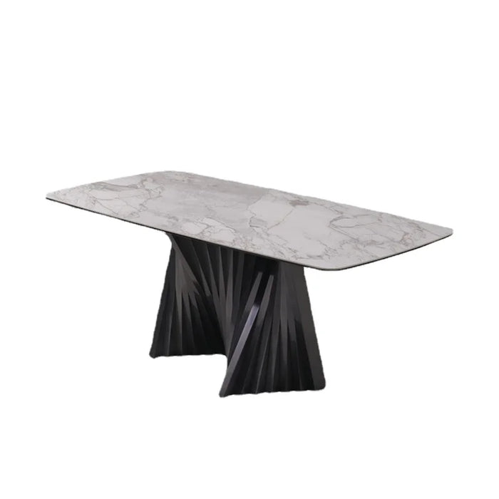 Luxury Modern Dining Table Waterproof Design Japanese Chair Dining Table Rectangle Industrial Mesa De Comedor Home Furniture