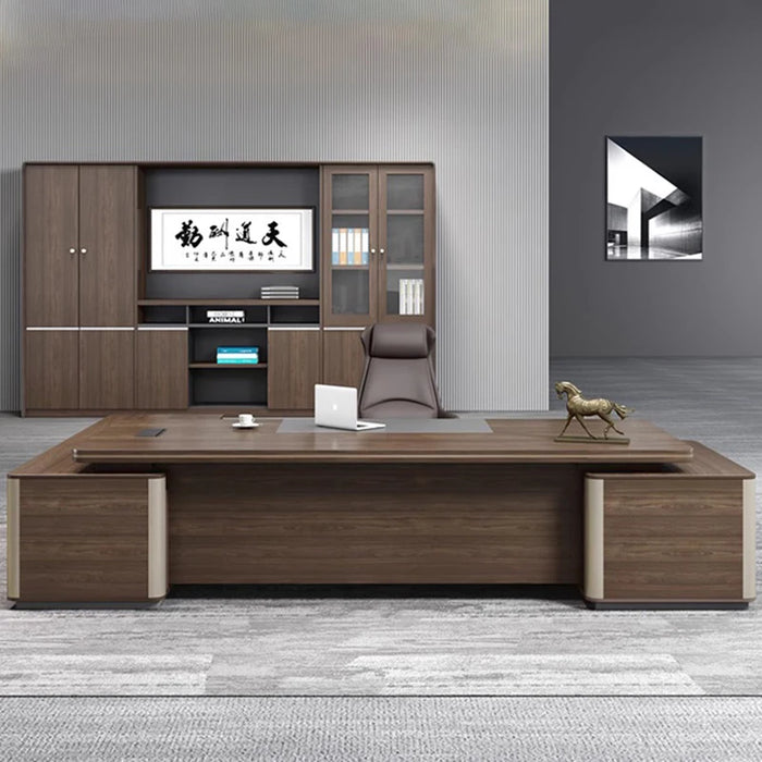 Executive Cheap Office Desk Portable Secretary Organizer Computer Desks Light Luxury Escritorios De Ordenador Modern Furniture