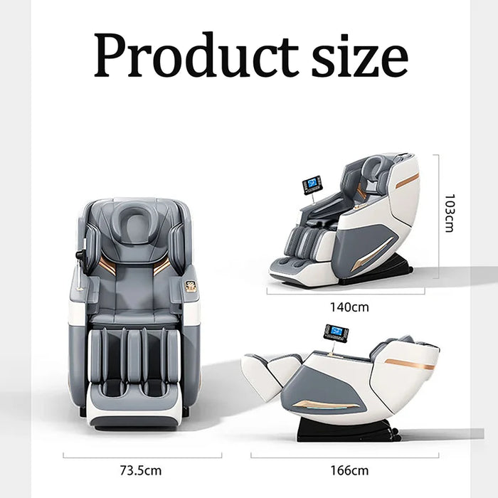 3 Year Warranty UKLife Home 4D Massage Zero Gravity Massager Sofa Hot Compress Leg Extension 8D Luxury Electric Massage Chair