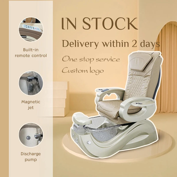 Luxury Nail Salon Equipment Pedicure Manicure Chair Foot Spa Massage Pedicure Chairs for Sale
