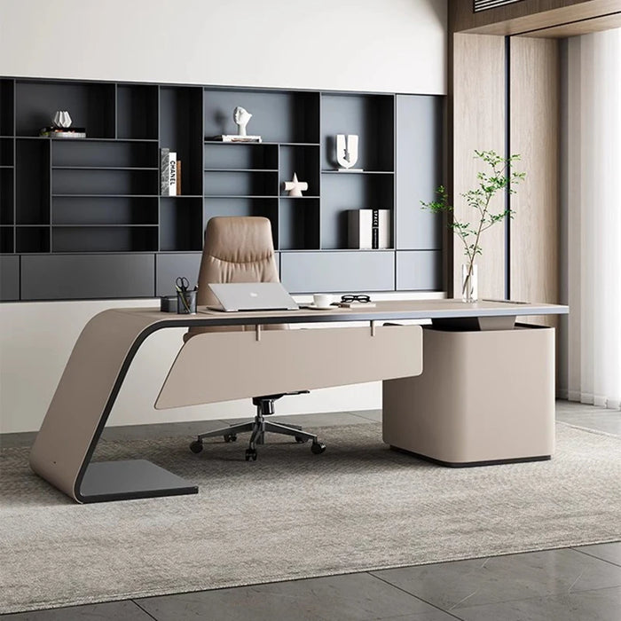 Executive Drawers Modern Desk Workbench Counter Standing Computer Office Desk Corner Writing Tavolo Da Lavoro Luxury Furniture