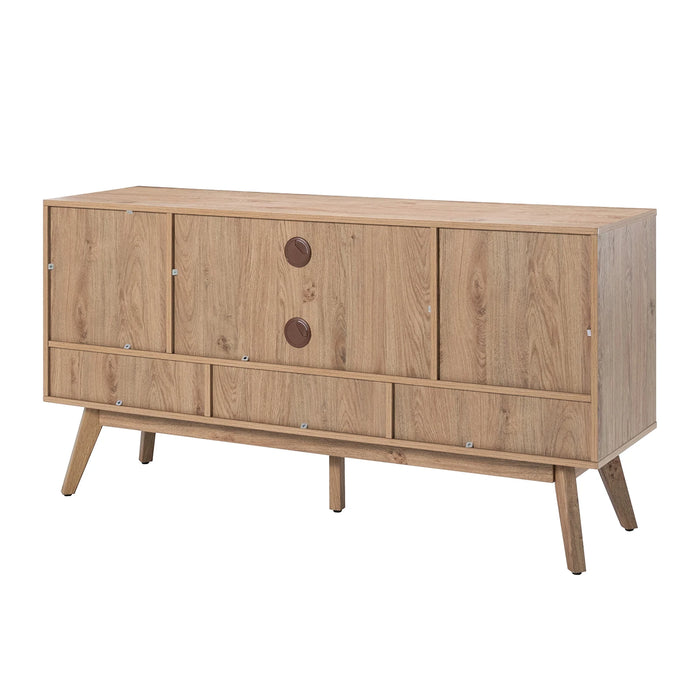 TV Stand with Two Doors for TVs up to 65"