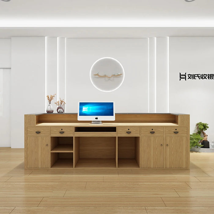 Check Out Counter Retail Store Reception Desk Shop Counter Luxury Office Desk Parental Advisory Bar Meuble Comptoir Furniture