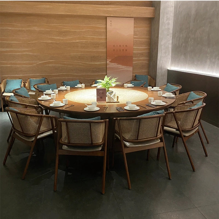 Clubhouse Electric Dining Tables Rock Panerock Panel Combination Large Hotel Dining Tables Mesa Comedor Kitchen Furniture QF50DT