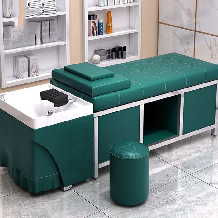 Shaving Shampoo Chair Hairdressing Beauty Salon Chair Head Spa Equipment Hair Washing Massage Bed Cadeira Hairsalon Furniture