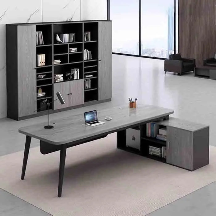 Monitor Luxury Office Desks Working Studying Meeting Wooden Office Desks Storage Executive Scrivania Ufficio Lavoro Furnitures