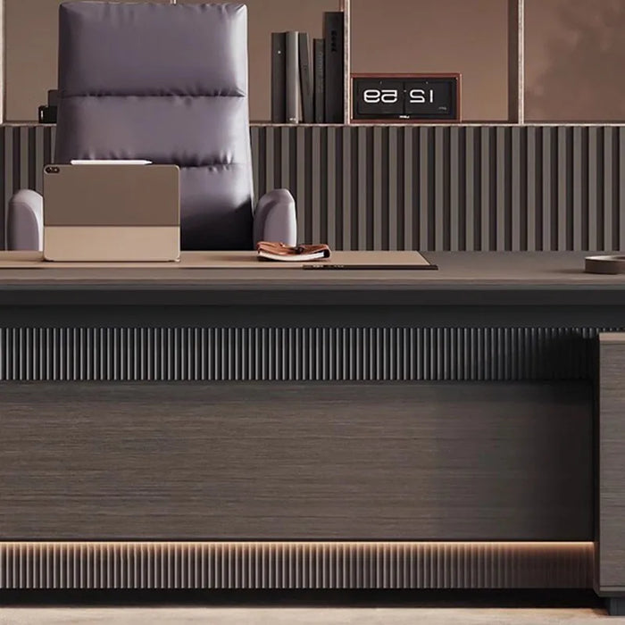 Executive Drawers Office Desk Vanity L Shaped Standing Monitor Computer Desks Storage Reception Mesa De Escritorio Furniture