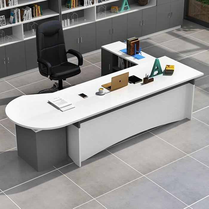 Supplies Setup Office Desk Reception Conference Luxury Writing Computer Desks Executive Modern Mesa De Computador Furnitures