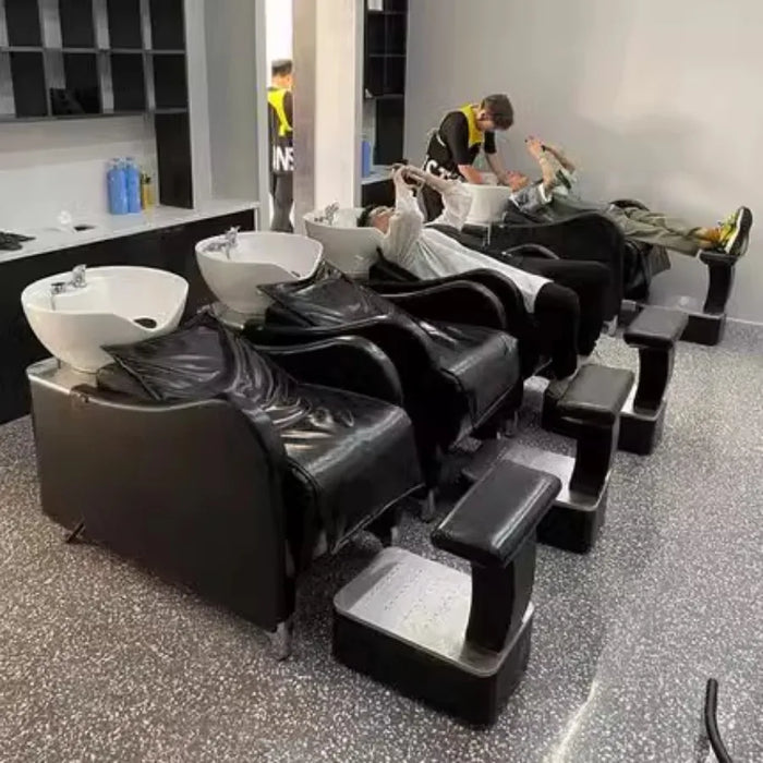 Hairdressing Shampoo Chair Wash Hair Salon Relaxing Shampoo Chair Basin Hairstylist Massage Mobile Relaxing Stoelensalon Chair