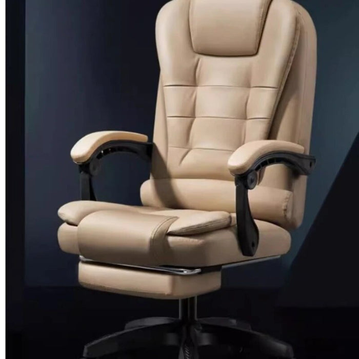 Tall Comfortable Black Office Chair Recliner Luxury Leather High Modern Office Chair Gaming Room Silla De Oficina Furniture
