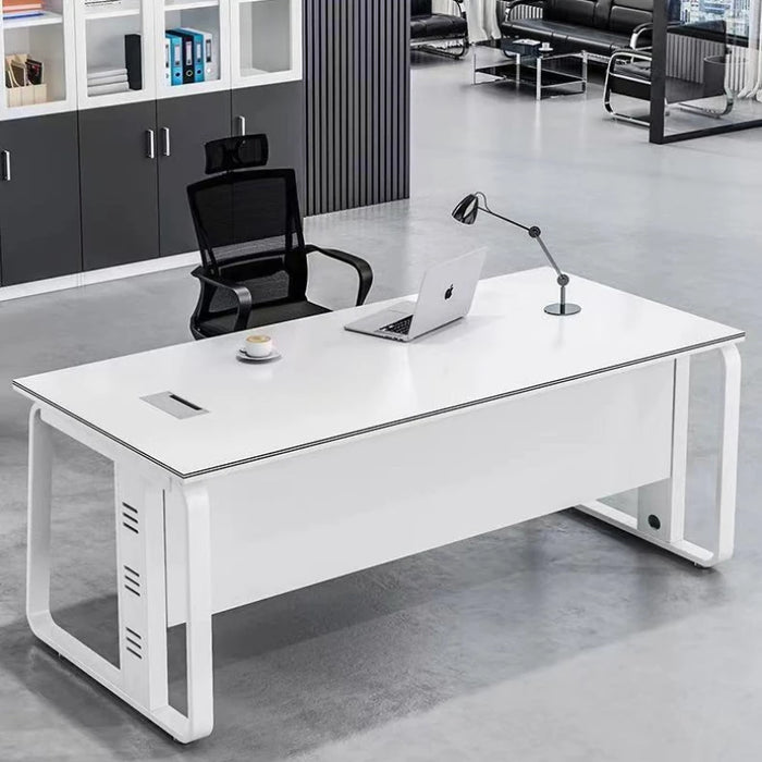 Study Office Work Desk Corner Write Modern Executive Computer Desk Drawers Gadgets Scrivania Angolare Work Furniture HD50WD